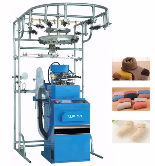 Full Computer Plain Socks Knitting Machine with High Quality (WSD-6FP)